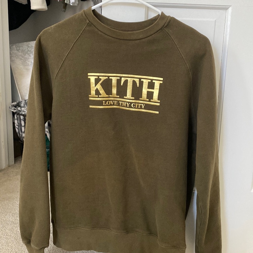 Kith green crew neck